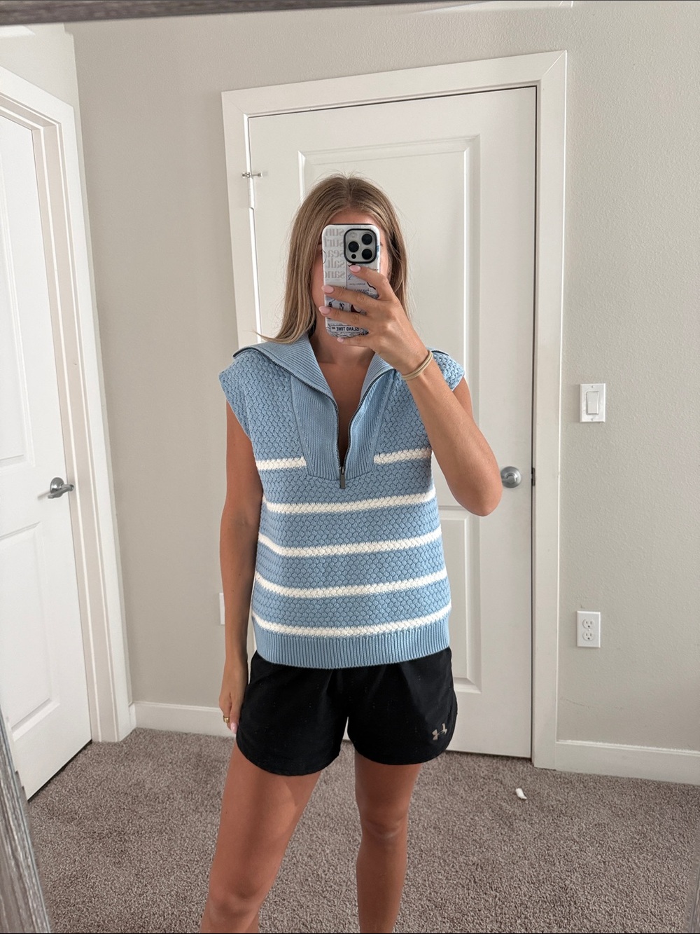 Blue sweater